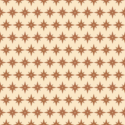 Neutral Star Wallpaper for Camper or Home - Peel and Stick or Traditional Wallpaper