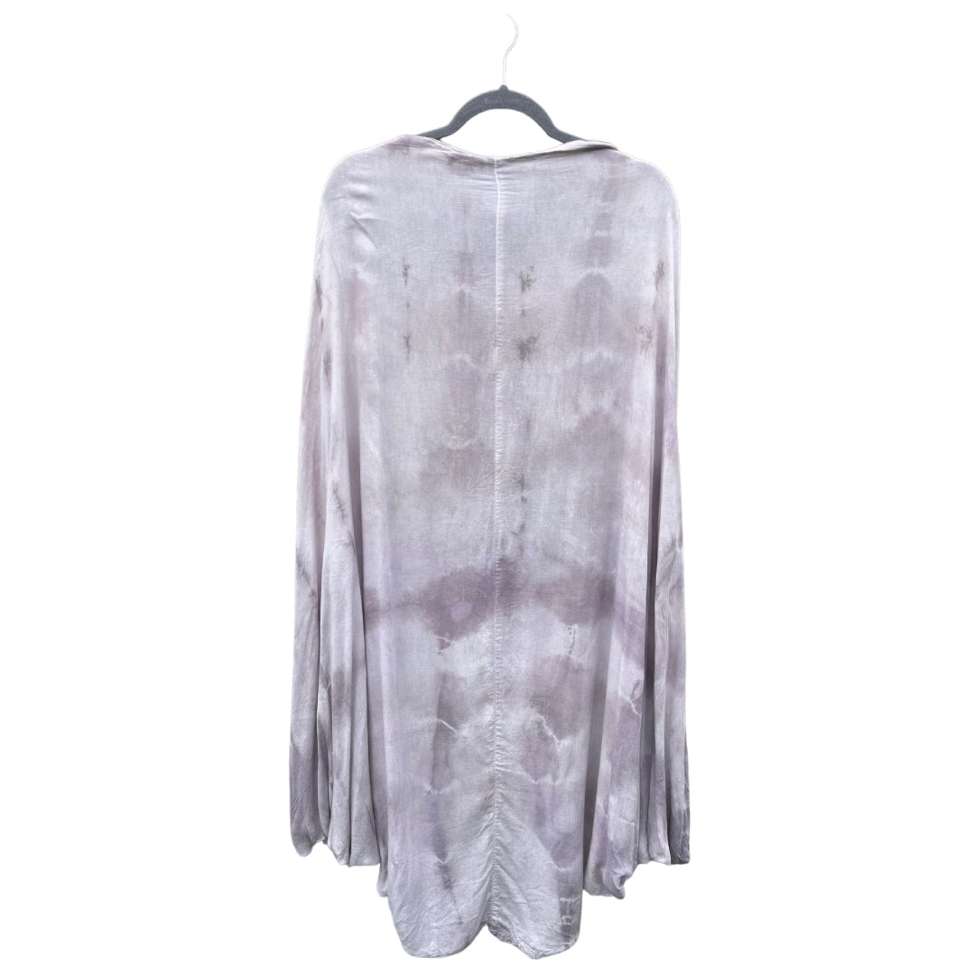 The Gray Day TieDye Scarf and Wrap - The Butterfly Wrap Number 8 - Tie Dye Sustainable Rayon Wrap by 1 Life
