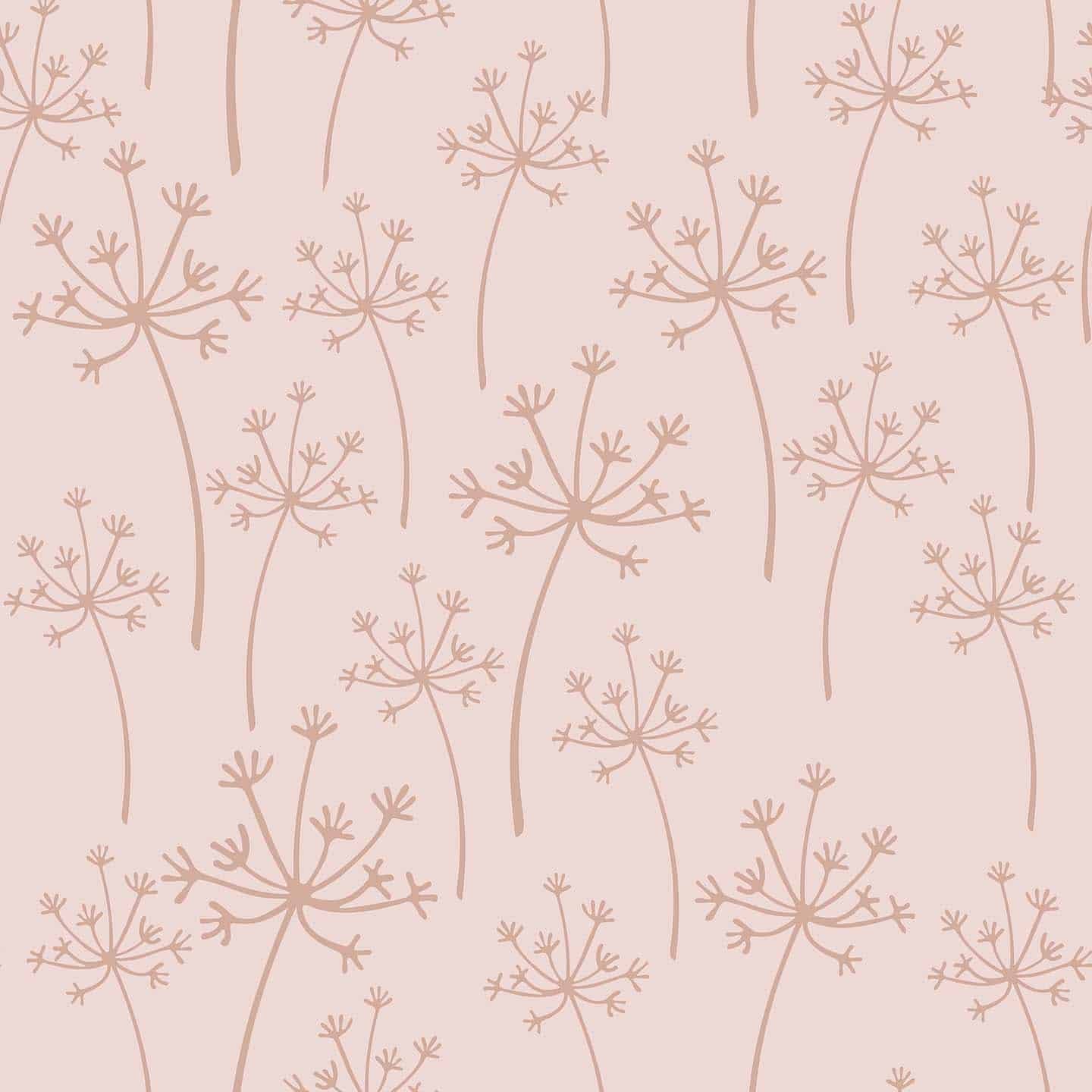 Pink Floral Wallpaper - Vintage-Inspired - Peel and Stick or Traditional Wallpaper for your Nursery, , Camper van, or Vintage Trailer,