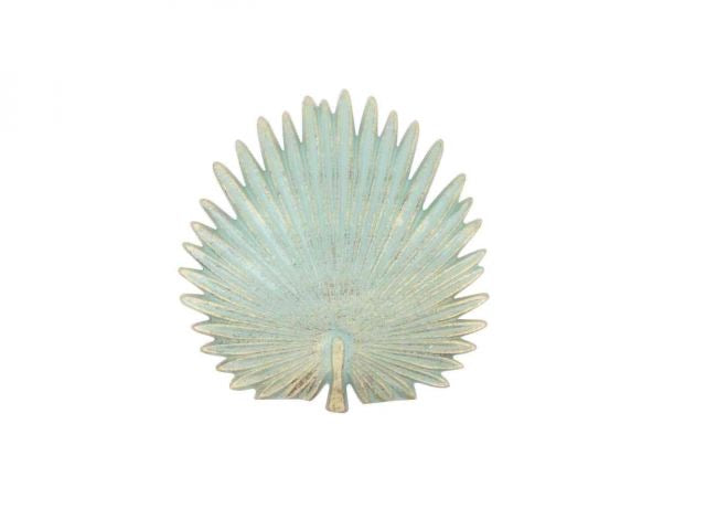 Cast Iron Tropical Palm Trivet - 10.5” Palm Frond