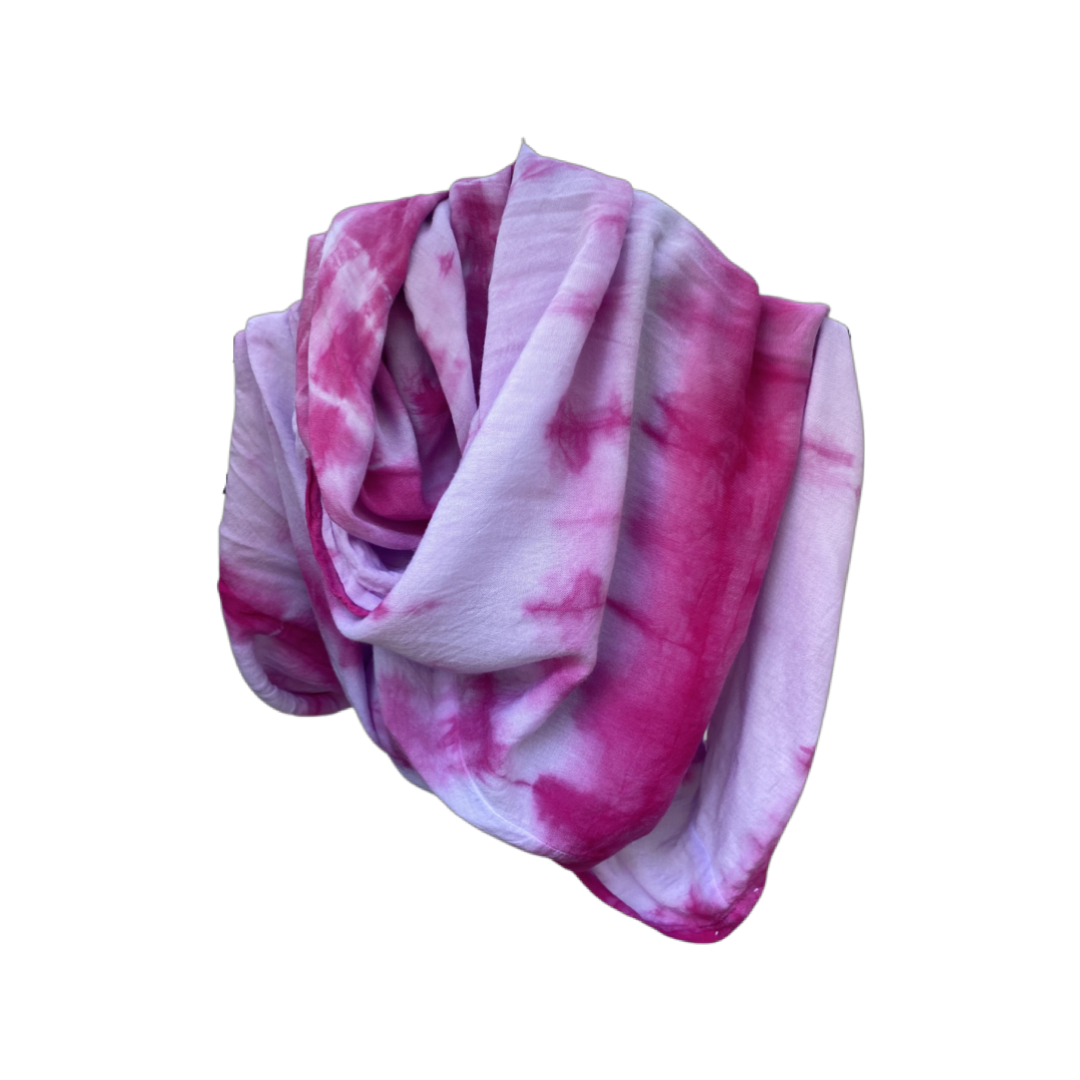Tie Dyed Scarf and Wrap - The Butterfly Wrap Number 3 - Tie Dye Sustainable Rayon Wrap by 1 Life