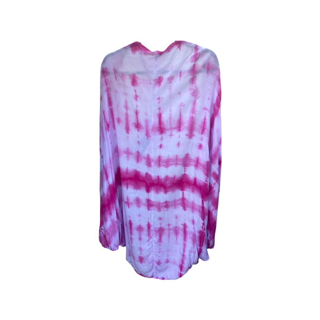 Tie Dyed Scarf and Wrap - The Butterfly Wrap Number 3 - Tie Dye Sustainable Rayon Wrap by 1 Life