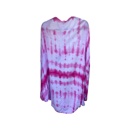 Tie Dyed Scarf and Wrap - The Butterfly Wrap Number 3 - Tie Dye Sustainable Rayon Wrap by 1 Life