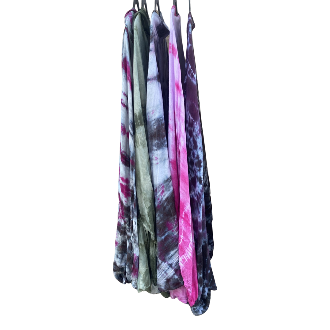 The Gray Day TieDye Scarf and Wrap - The Butterfly Wrap Number 8 - Tie Dye Sustainable Rayon Wrap by 1 Life