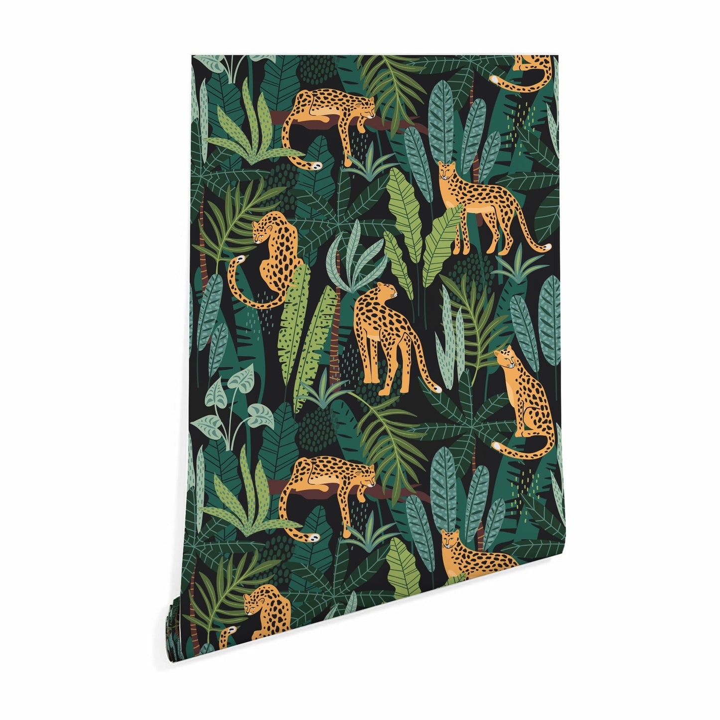 Jungle Print Peel and Stick or Traditional Wallpaper