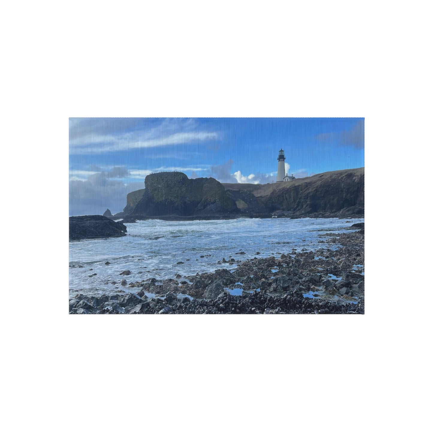 Oregon Coast Outdoor Rug - Yaquina Head