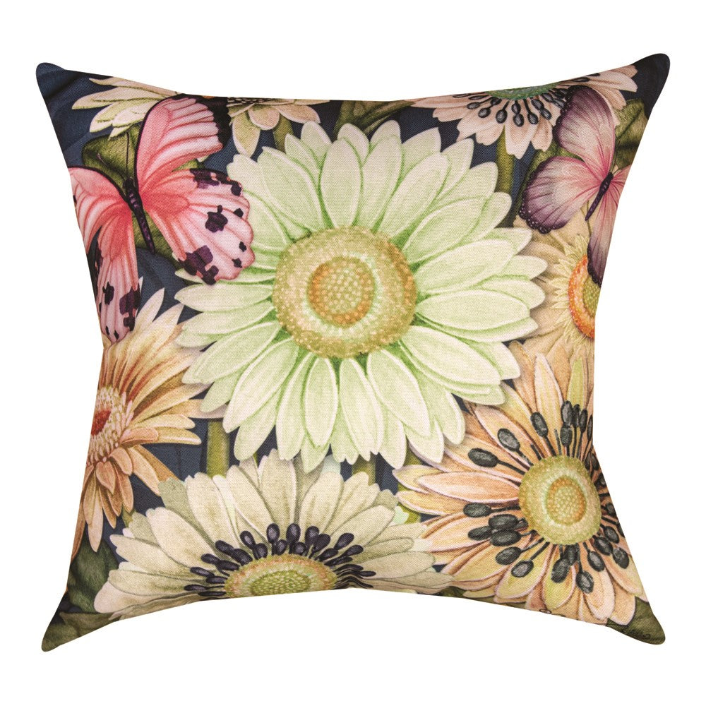 Set of 2 Butterfly Indoor/Outdoor Pillows - Boho Pillow Set - Climaweave Pillows