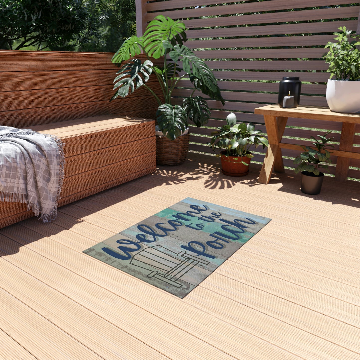 Outdoor Rug - 24” x 36” Outdoor Porch Mat