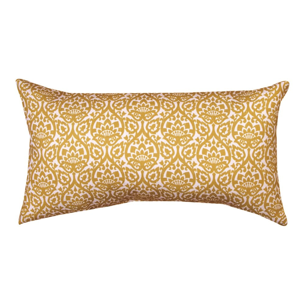 Bright and Sunny Set of 2 Quiet Gold Rectangle Pillows