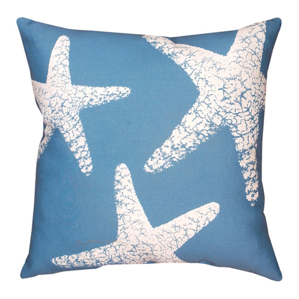 Set of 2 Nautical Starfish Climaweave Pillows