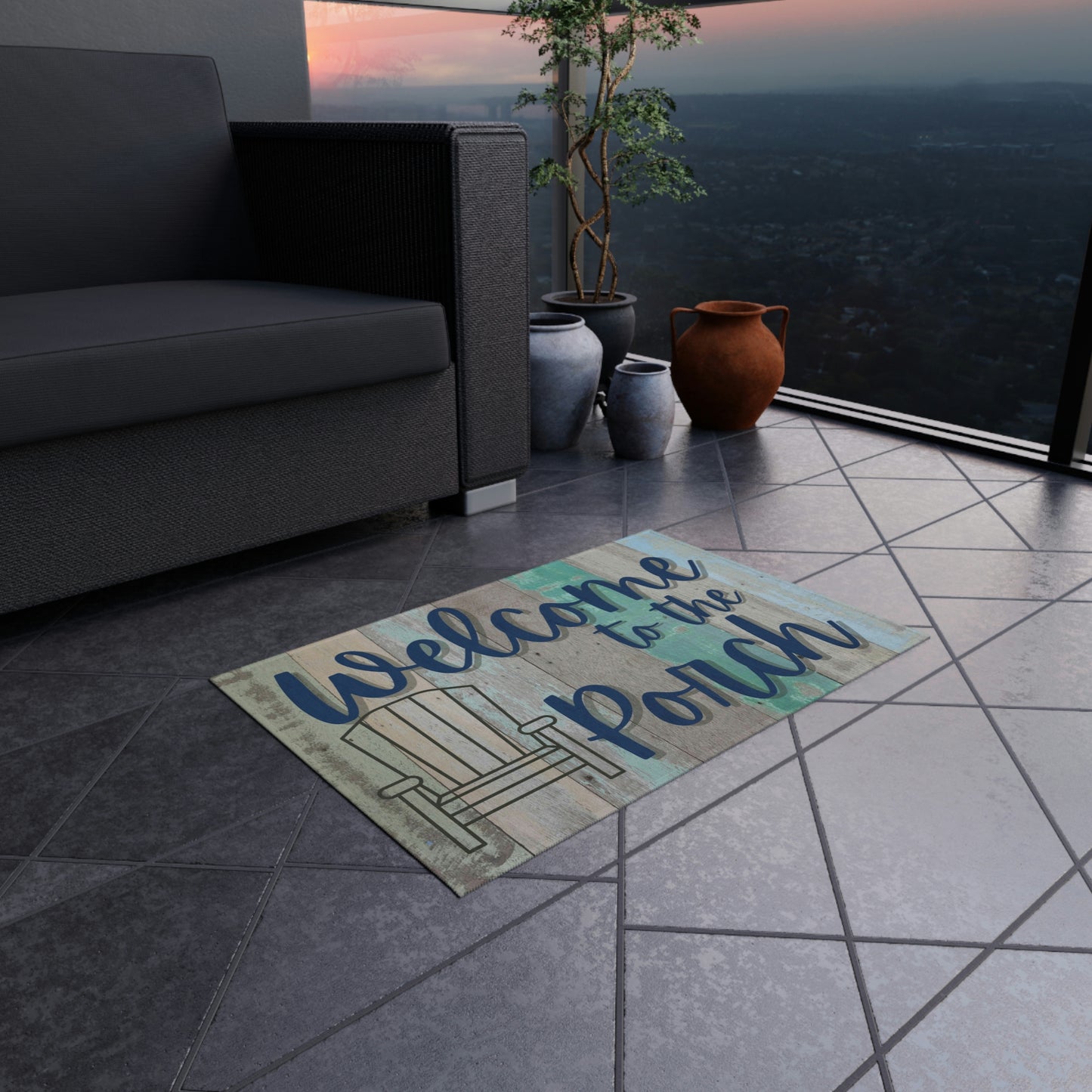 Outdoor Rug - 24” x 36” Outdoor Porch Mat