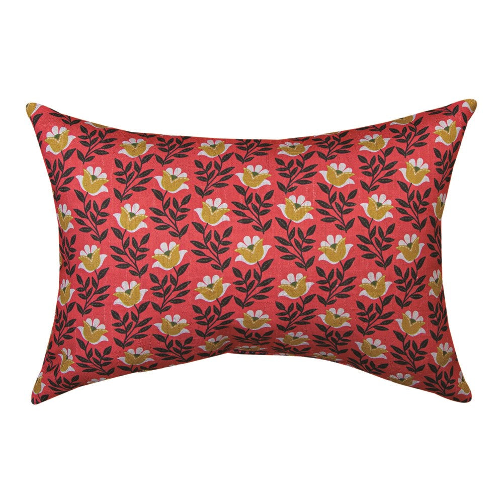 Set of 2 Quiet Gold Rectangle Pillows
