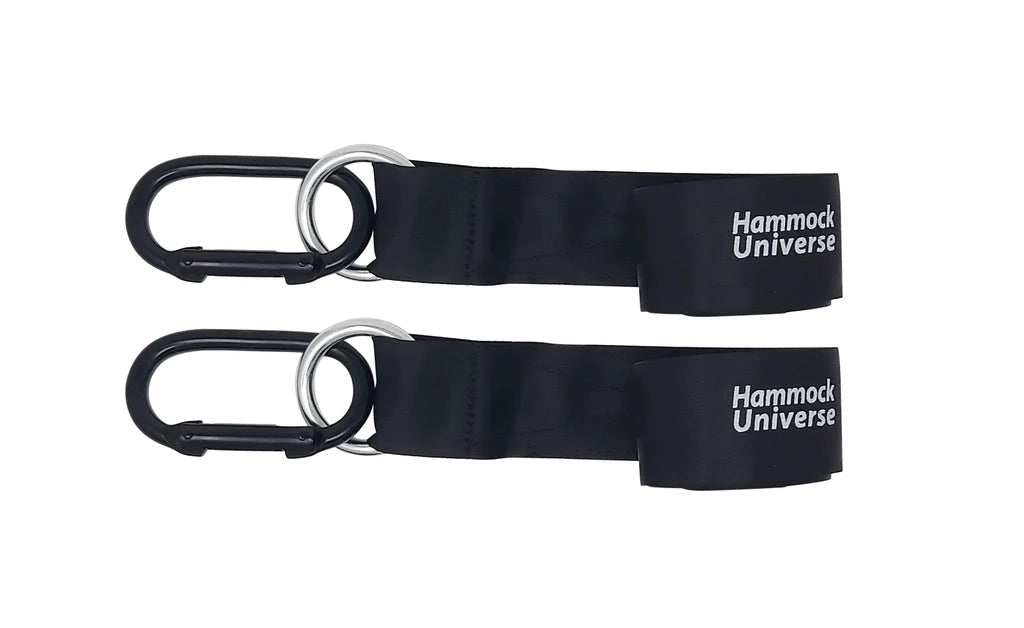 Universal Eco-Friendly Hammock Tree Straps with Heavy Duty Carabiners