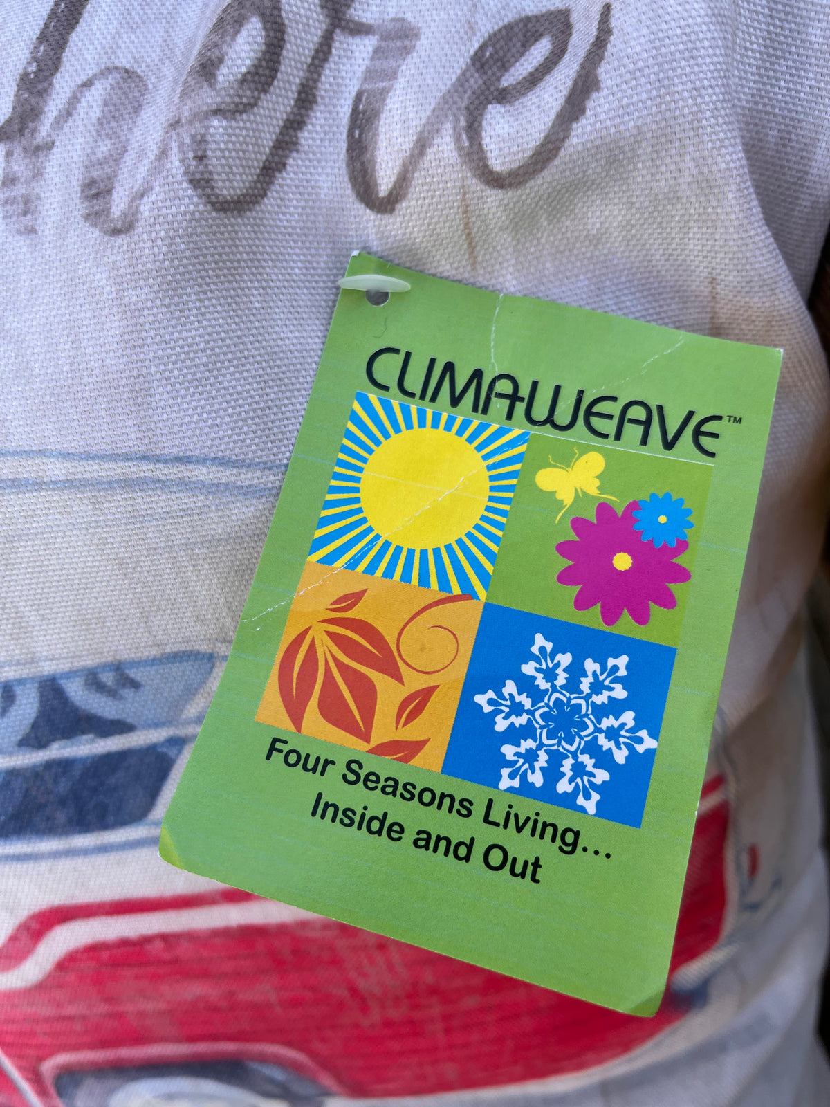 Indoor/Outdoor Camper Climaweave Pillow