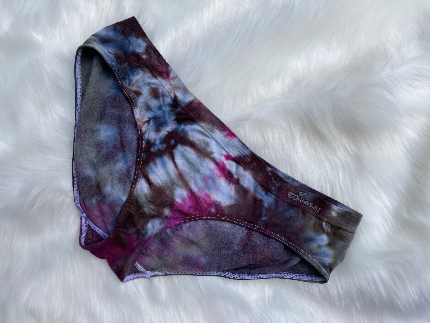 Tiedye Panties - Bamboo Hipster Bikini Undies in Paros Colors by 1 Life