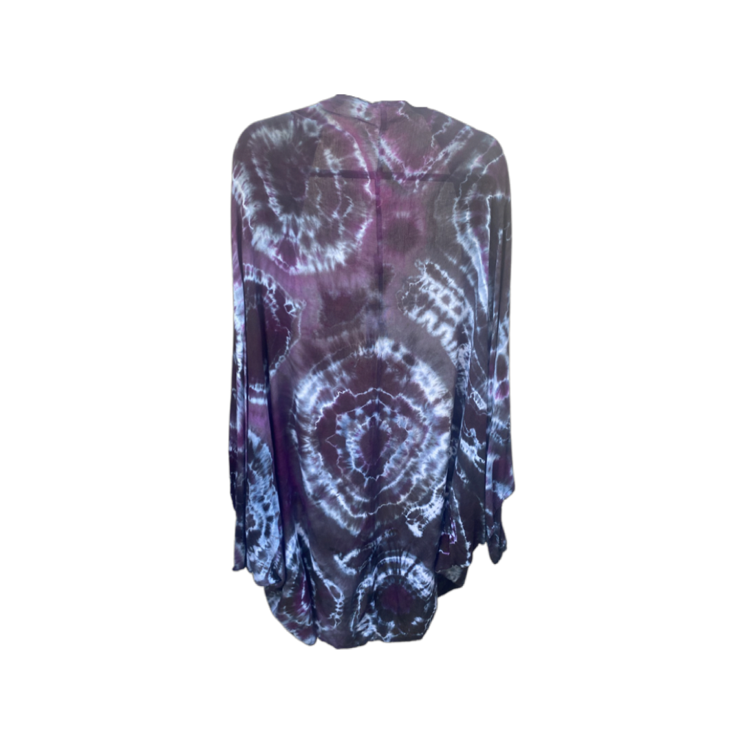 2-in-1 Tie Dyed Scarf and Wrap - The Butterfly Wrap Number 4 - Tie Dye Sustainable Rayon Wrap by 1 Life