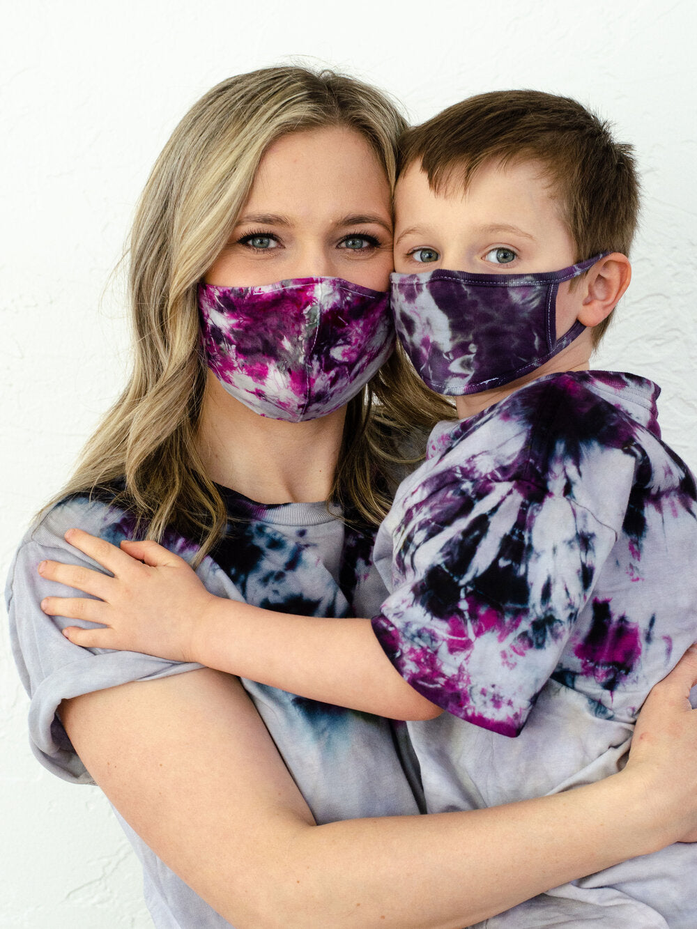 Tie Dye Fabric Mask in Paros Colors