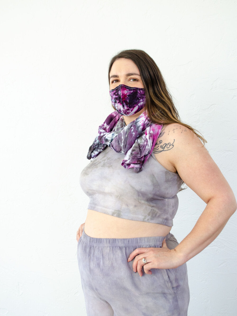 Tie Dyed Scarf and Wrap - The Butterfly Wrap Number 3 - Tie Dye Sustainable Rayon Wrap by 1 Life