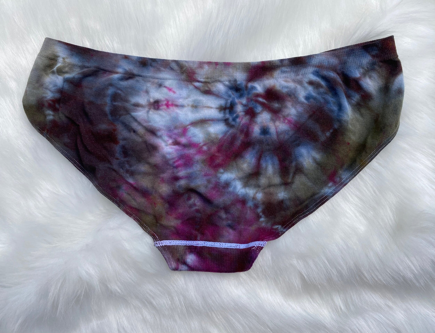 Tiedye Panties - Bamboo Hipster Bikini Undies in Paros Colors by 1 Life