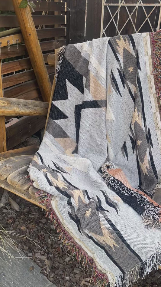 100% Cotton Tapestry Throw