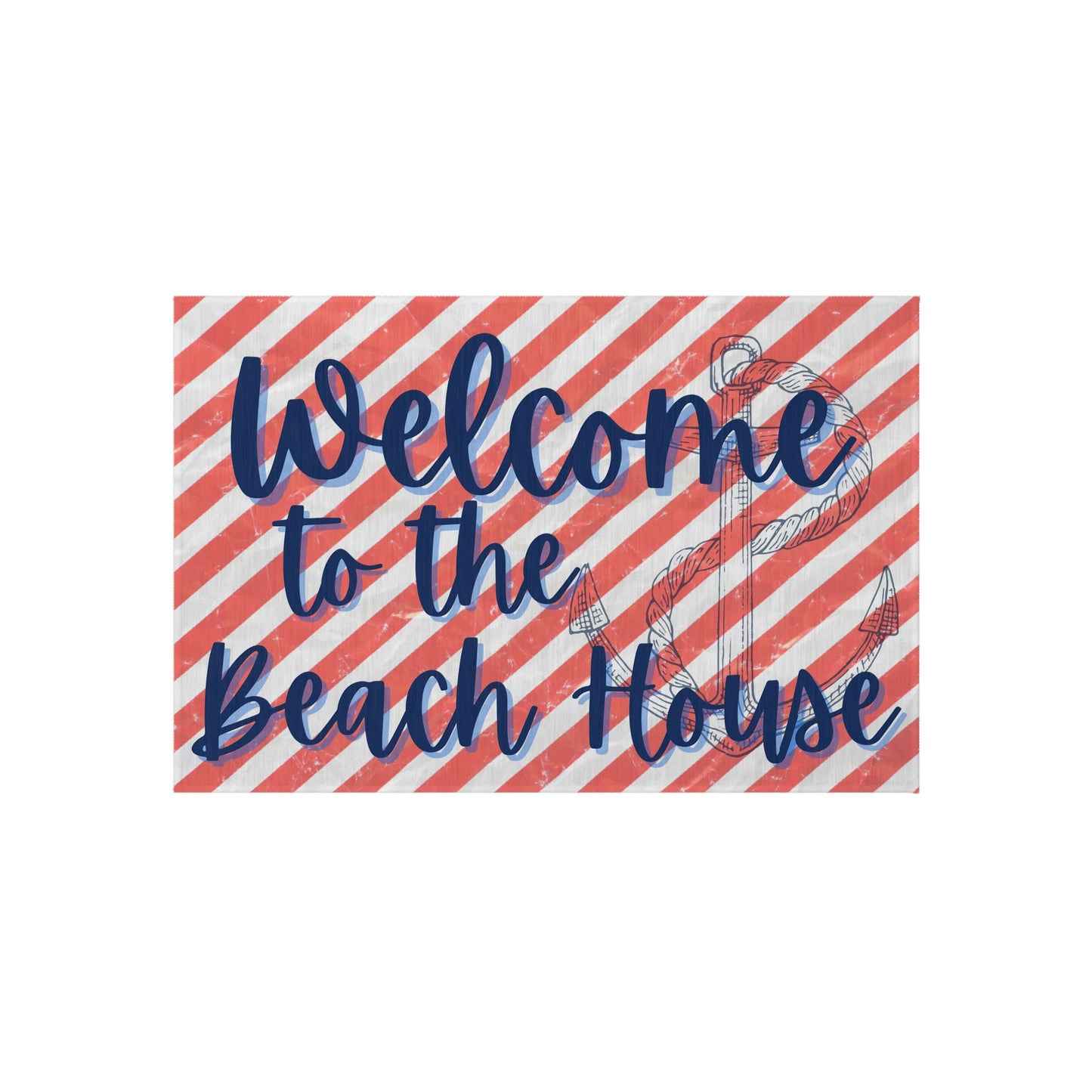 Beach House Rug - Outdoor Rug for your Home, Airbnb, Camper, Beach Home, and More