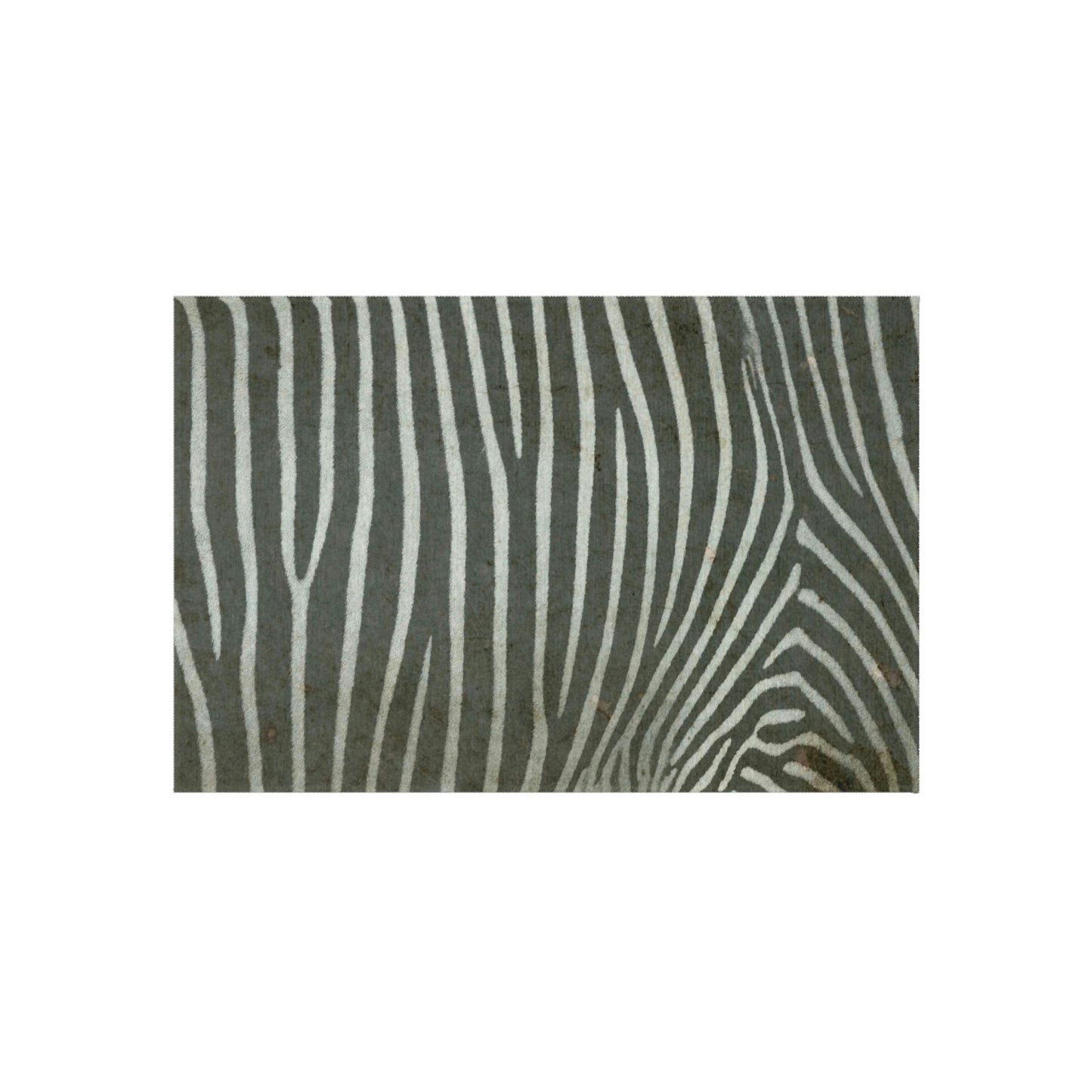 Zebra Print Outdoor Rug